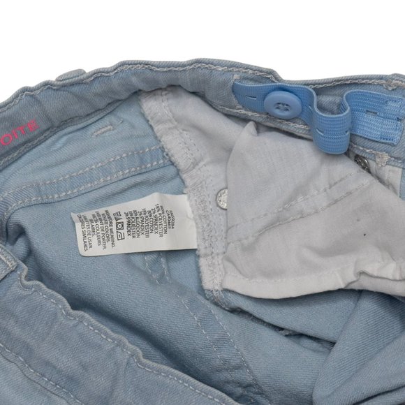 The Childrens Place Jean Skinny Girls Solid Light Blue Jean Design Size 10 - Picture 6 of 6